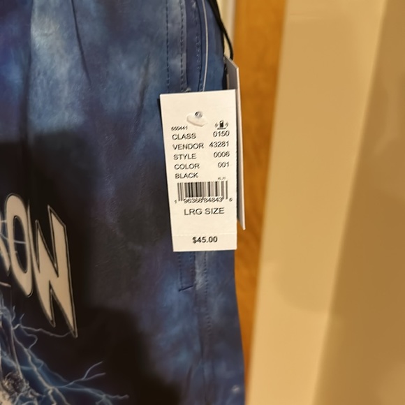 Death Row men’s Tie Dyed 15" Swim Trunks - Picture 13 of 15